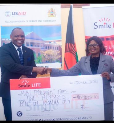 Investing in the Future: Smile Life Insurance Commits K100 Million to MUST Endowment Fund